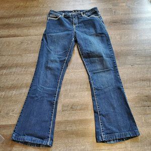 Tru Luxe Size 12/31 Dark Wash Bootcut Women's Jeans